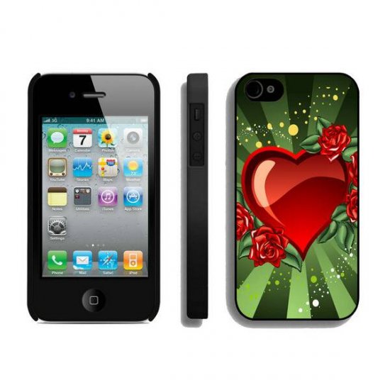 Valentine Rose iPhone 4 4S Cases BSC